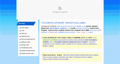 Desktop Screenshot of cyklobares.cz