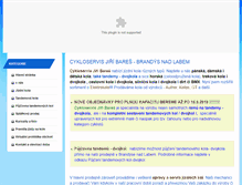 Tablet Screenshot of cyklobares.cz
